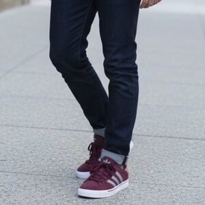 Adidas Campus Vulcan Maroon and gray skate shoe men’s 9.5, women’s 10.5